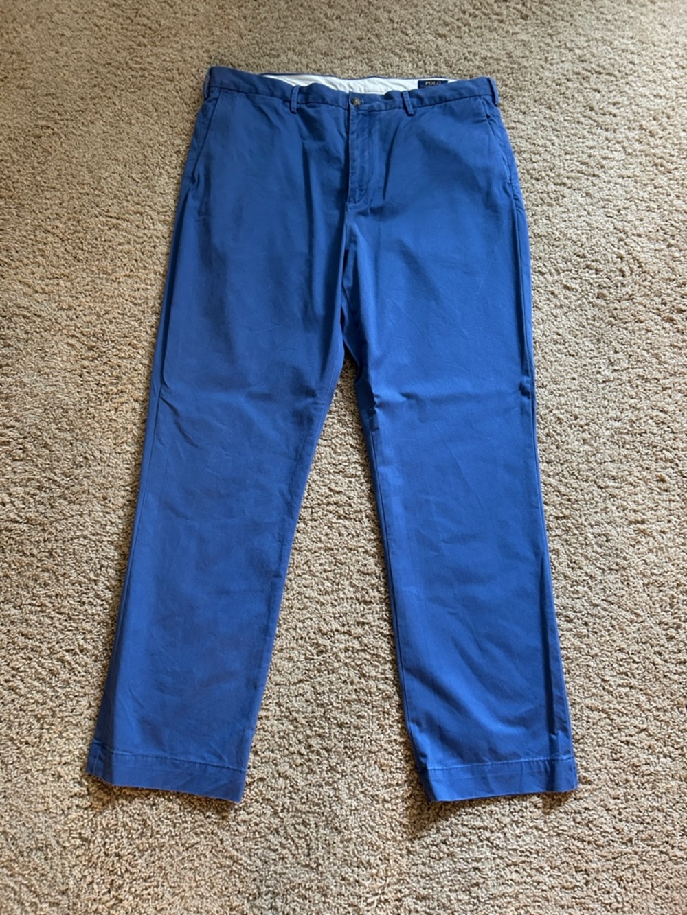 Ralph Lauren Royal Blue Men's Chino Pants - Stretch Classic Fit